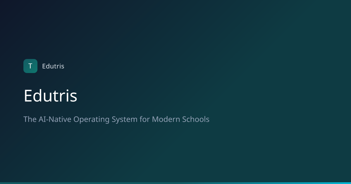 Edutris — 官网预览图